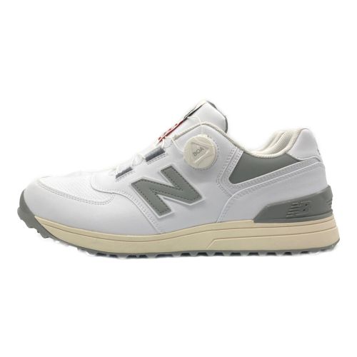 NEW BALANCE (ニューバランス) ゴルフシューズ メンズ SIZE 29cm ホワイト×グレー UGBS574C