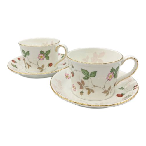 Wedgwood (ウェッジウッド) カップ&ソーサー ワイルドストロベリー 2Pセット