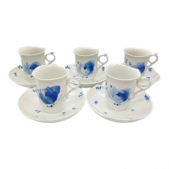 Meissen (マイセン) カップ&ソーサー 28572/28562 青い花 5Pセット