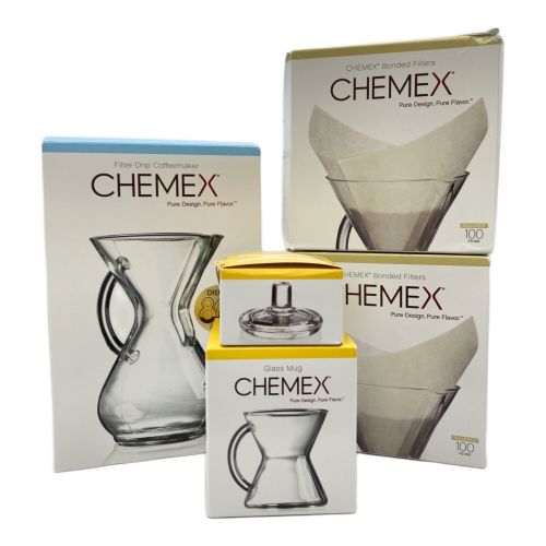 CHEMEX (ケメックス) コーヒーメーカーセット 箱ダメージ有 6CUP