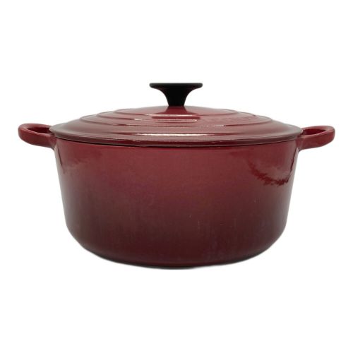 LE CREUSET (ルクルーゼ) 両手鍋 SIZE 24cm レッド ココットランド