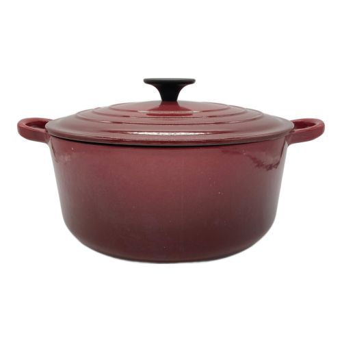 LE CREUSET (ルクルーゼ) 両手鍋 SIZE 24cm レッド ココットランド