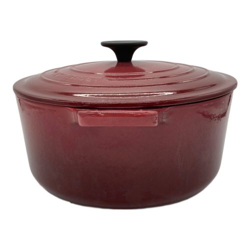 LE CREUSET (ルクルーゼ) 両手鍋 SIZE 24cm レッド ココットランド