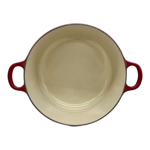 LE CREUSET (ルクルーゼ) 両手鍋 SIZE 24cm レッド ココットランド