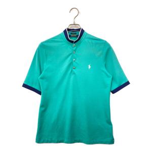 Ralph Lauren POLO GOLF (ラルフローレンポロゴルフ) ゴルフポロシャツ レディース SIZE M グリーン×ネイビー