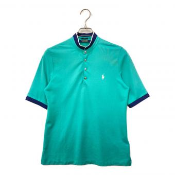 Ralph Lauren POLO GOLF (ラルフローレンポロゴルフ) ゴルフポロシャツ レディース SIZE M グリーン×ネイビー