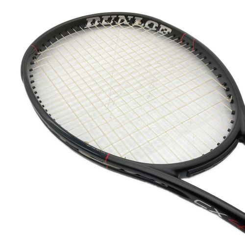 DUNLOP (ダンロップ) 硬式ラケット レッド×ブラック グリップ未使用 ケース付き SRIXON CX400 TOUR