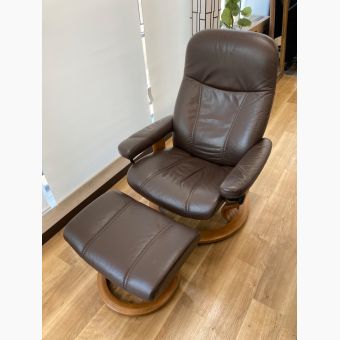 Ekornes (エコーネス) ハイバックチェアー ブラウン×ナチュラル