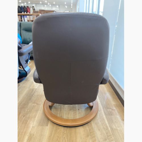 Ekornes (エコーネス) ハイバックチェアー ブラウン×ナチュラル