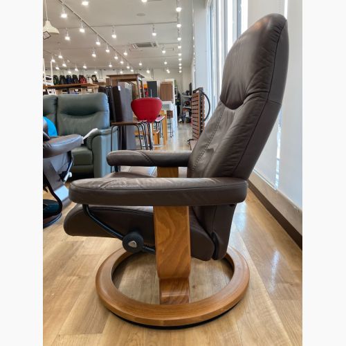 Ekornes (エコーネス) ハイバックチェアー ブラウン×ナチュラル