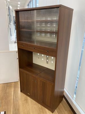 レンジボード ブラウン 2枚扉