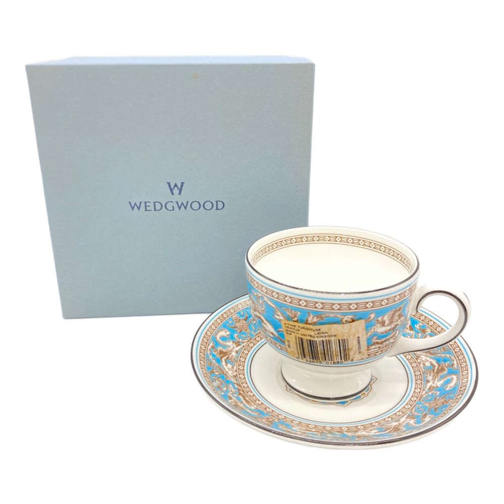  フロレンティーン ターコイズ 26点箱付 Wedgwood (ウェッジウッド) カップ&ソーサー フロレンティーン