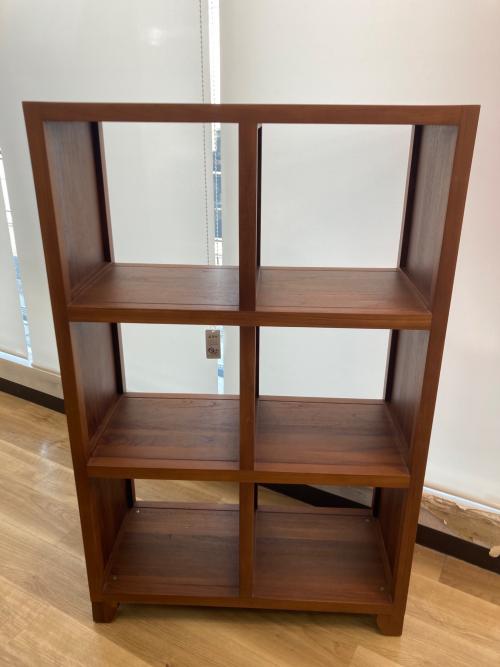 美品◇SCANTEAK スキャンティーク STIGA 4段 シェルフ チーク材 天然木