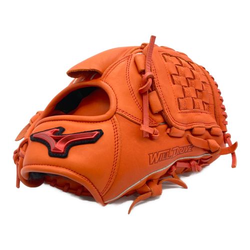 MIZUNO (ミズノ) グローブ レッド ソフトボール用 WILL DRIVE 右投げ用