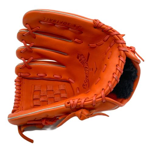 MIZUNO (ミズノ) グローブ レッド ソフトボール用 WILL DRIVE 右投げ用