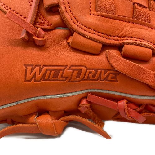 MIZUNO (ミズノ) グローブ レッド ソフトボール用 WILL DRIVE 右投げ用