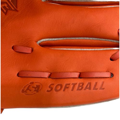 MIZUNO (ミズノ) グローブ レッド ソフトボール用 WILL DRIVE 右投げ用