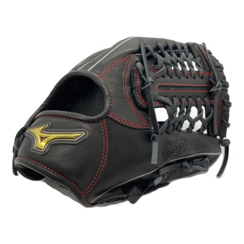 MIZUNO (ミズノ) グローブ ブラック ソフトボール用 外野手用 MZSofter 右投げ用