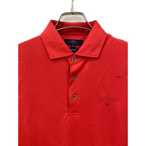 Callaway (キャロウェイ) ポロシャツ ゴルフウェア(トップス) メンズ SIZE S レッド