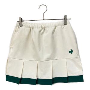 le coq sportif GOLF (ルコック スポルティフ ゴルフ) ショートスカート ゴルフウェア(スカート) LT4SFK40L レディース SIZE M ホワイト×グリーン