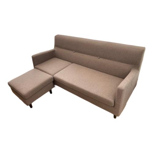 Franc franc (フランフラン) フュジーソファー ベージュ オットマン付 3人掛け