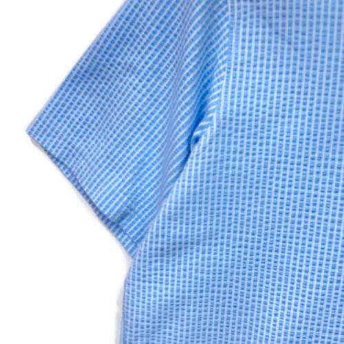 PEARLY GATES (パーリーゲイツ) ポロシャツ ゴルフウェア(トップス) メンズ SIZE L スカイブルー×ホワイト