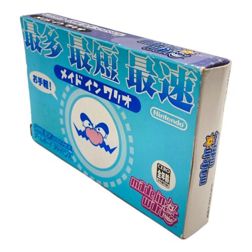 まわるメイドインワリオ ゲームボーイアドバンス用ソフト -