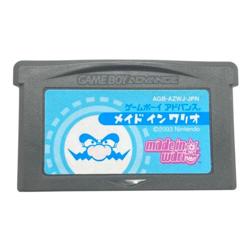 まわるメイドインワリオ ゲームボーイアドバンス用ソフト -