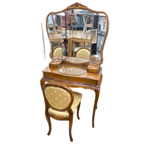 松永工房 (マツナガコウボ) ドレッサー ブラウン @ 半三面 CONTENUE ルーシー W810×D450×H1550 Takashi Ozawa