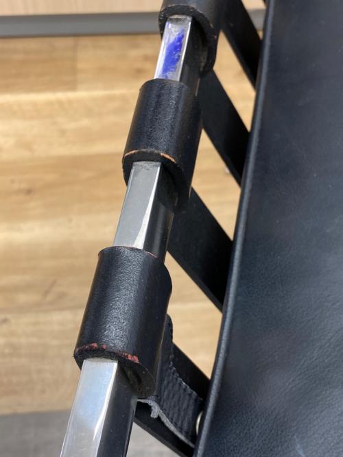 バルセロナソファー ブラック×シルバー