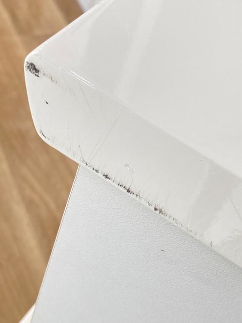 ニトリ レンジボード ホワイト 3枚扉 UP RESUME 幅90㎝