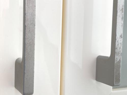 ニトリ レンジボード ホワイト 3枚扉 UP RESUME 幅90㎝