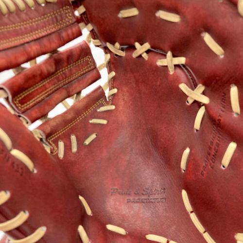 ZETT (ゼット) 硬式グローブ ボルドー×ホワイト プロステイタス ファーストミット BPROFM433