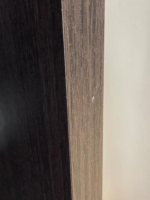 レンジボード ダークブラウン 314 2枚扉 引出③ スライド台