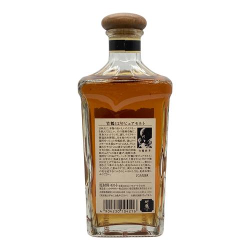 ニッカ 竹鶴 ジャパニーズウィスキー 12年 ラベルスレ有 660ml