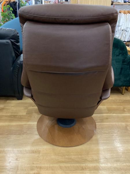 karimoku (カリモク) リクライニングチェアー ブラウン オットマン無し