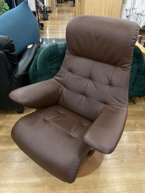 karimoku (カリモク) リクライニングチェアー ブラウン オットマン無し 1人掛け RU72 ザ・ファースト