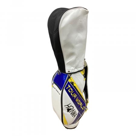 [即納]良品中古　ホンマ　キャディバッグ　白黒　HONMA HONMA GOLF 本間ゴルフ ダンシング HONMAロゴ キャディバッグ CB