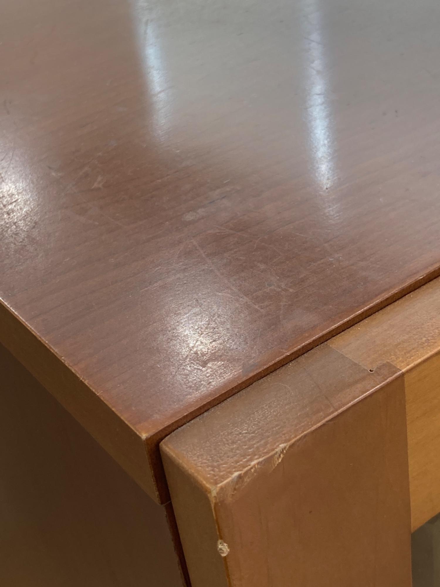 ACTUS (アクタス) 食器棚 ブラウン 191 4枚扉 引出②｜トレファクONLINE