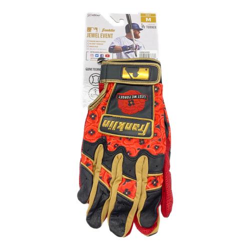 FRANKLIN (フランクリン) バッティンググローブ Mサイズ レッド×ゴールド JEWEL EVENT CFX-PRO