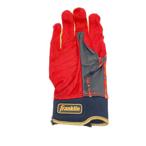 FRANKLIN (フランクリン) バッティンググローブ Mサイズ レッド×ゴールド JEWEL EVENT CFX-PRO