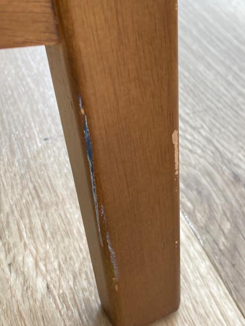 2人掛けソファー ブラック×ブラウン 木製フレーム