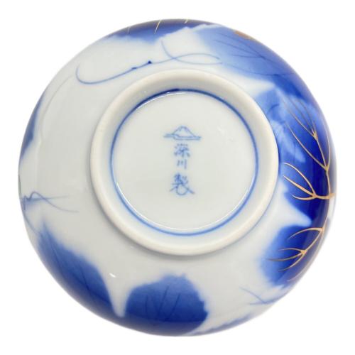 深川製磁 (フカガワセイジ) 汲出揃え 葡萄 5Pセット