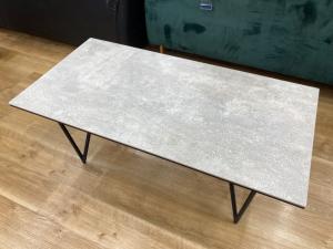 tarny (ターニー) リビングテーブル グレー×ブラック 100SRCT ニュートン