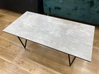 tarny (ターニー) リビングテーブル グレー×ブラック 100SRCT ニュートン