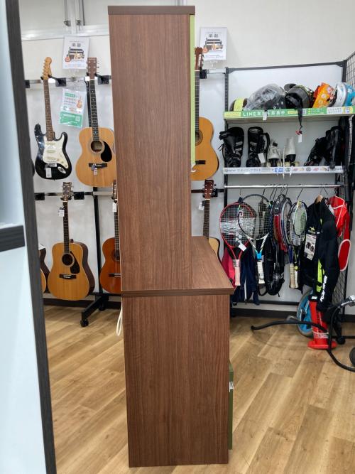 ユーアイ レンジボード ブラウン×イエロー×グリーン 290 3枚扉 3段引き出し