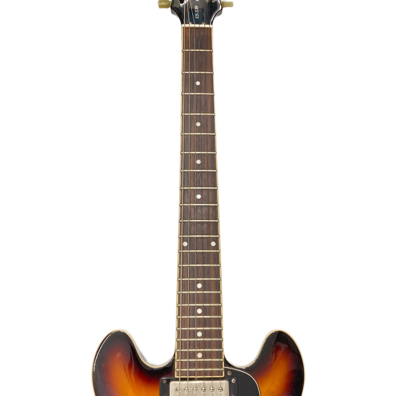 EPIPHONE (エピフォン) セミアコギター ES-339 動作確認済み