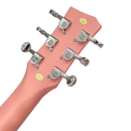 ENYA (エンヤ) ミニアコースティックギター ピンク やや順反り有