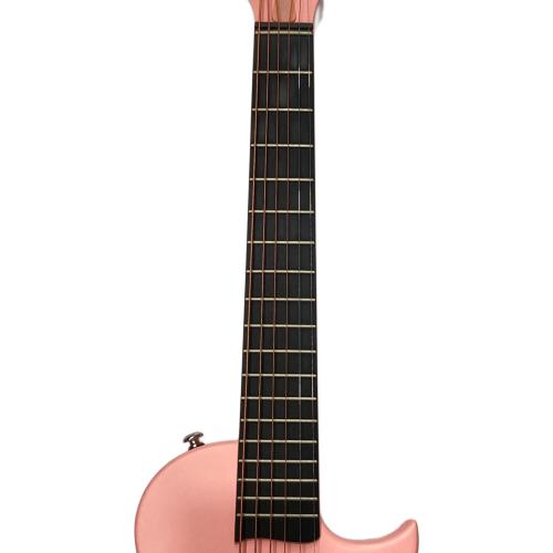 ENYA (エンヤ) ミニアコースティックギター ピンク やや順反り有