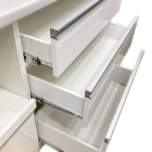 レンジボード ホワイト スライド扉 スライド台